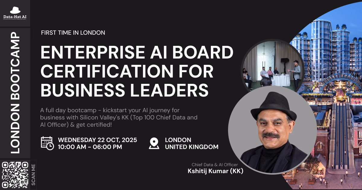 Full Day BootCamp - Enterprise AI Board Powered Data-Hat AI Event Banner (2)